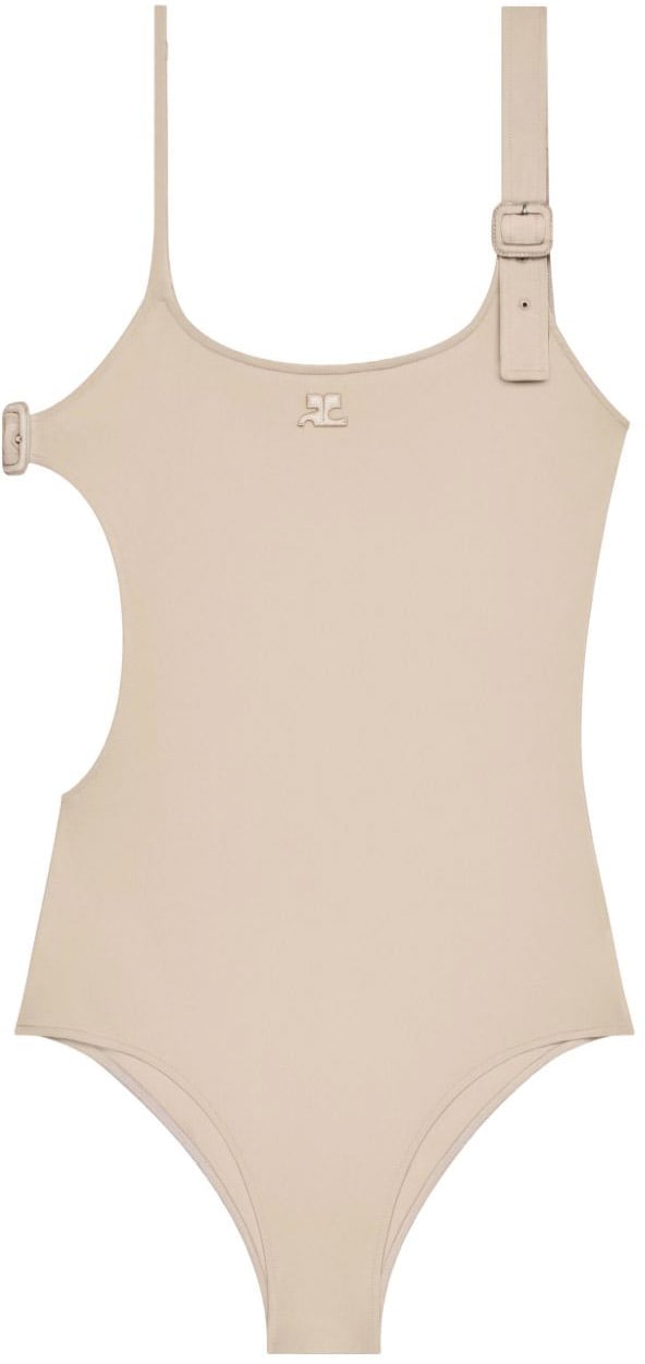 COURREGES Top Beige Beige