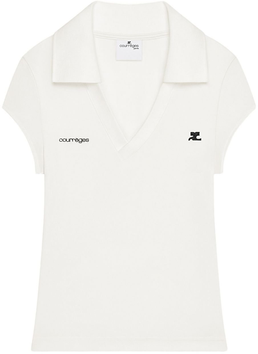 COURREGES T-Shirts And Polos Bianco Wit
