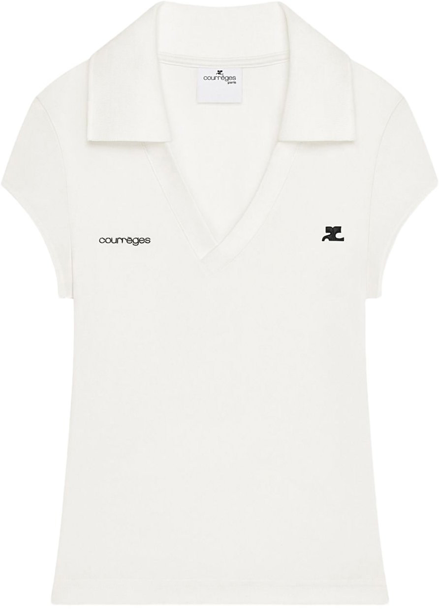 COURREGES T-Shirts And Polos Heritage White Wit