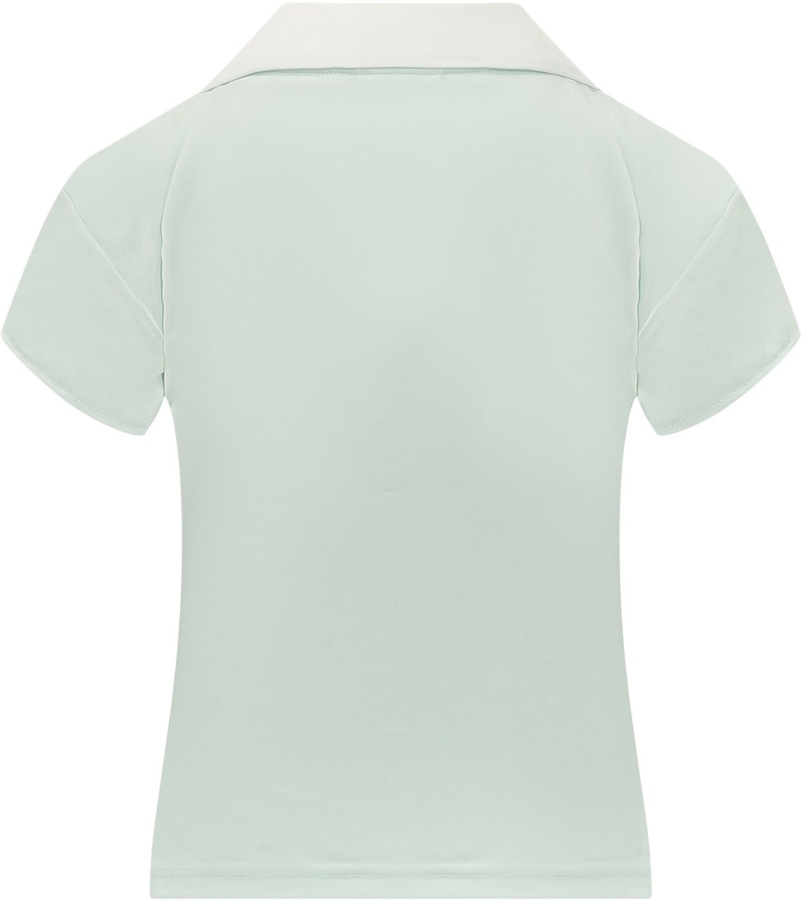 COURREGES Polo Sportiva Cropped Lime