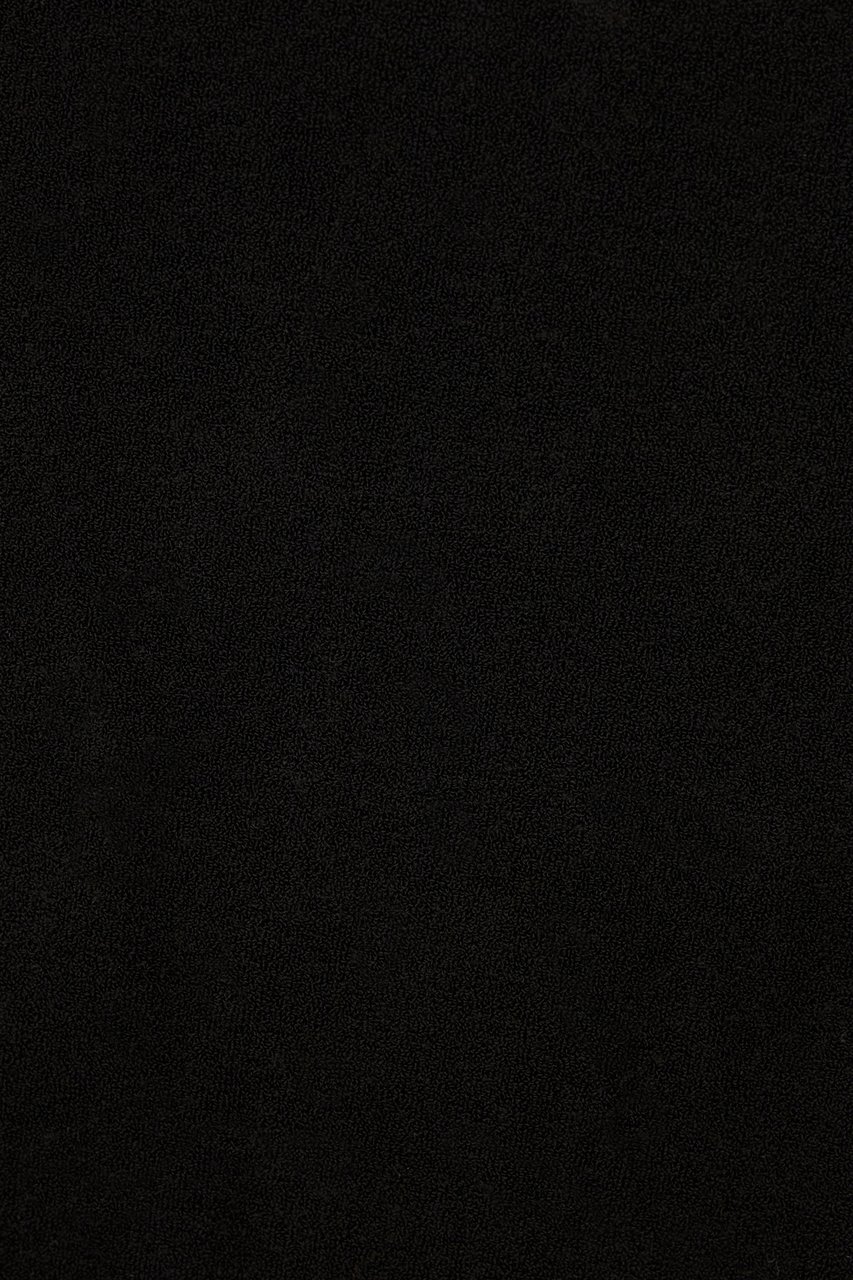 Courreges Black viscose blend dress Zwart