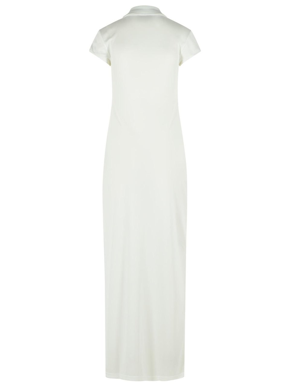 COURREGES White Polyester Dress Wit