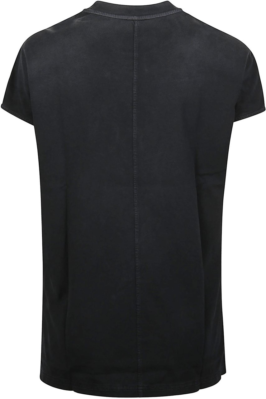 COURREGES Solarized Oversized T-shirt Black Zwart