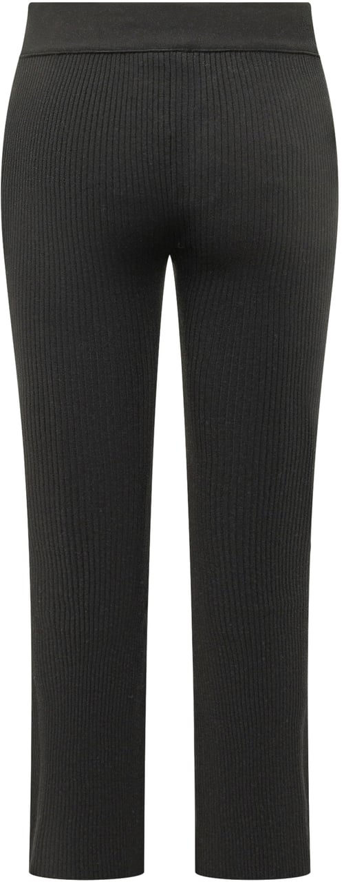 COURREGES Pantaloni Capri In Maglia Con Fibbia Zwart