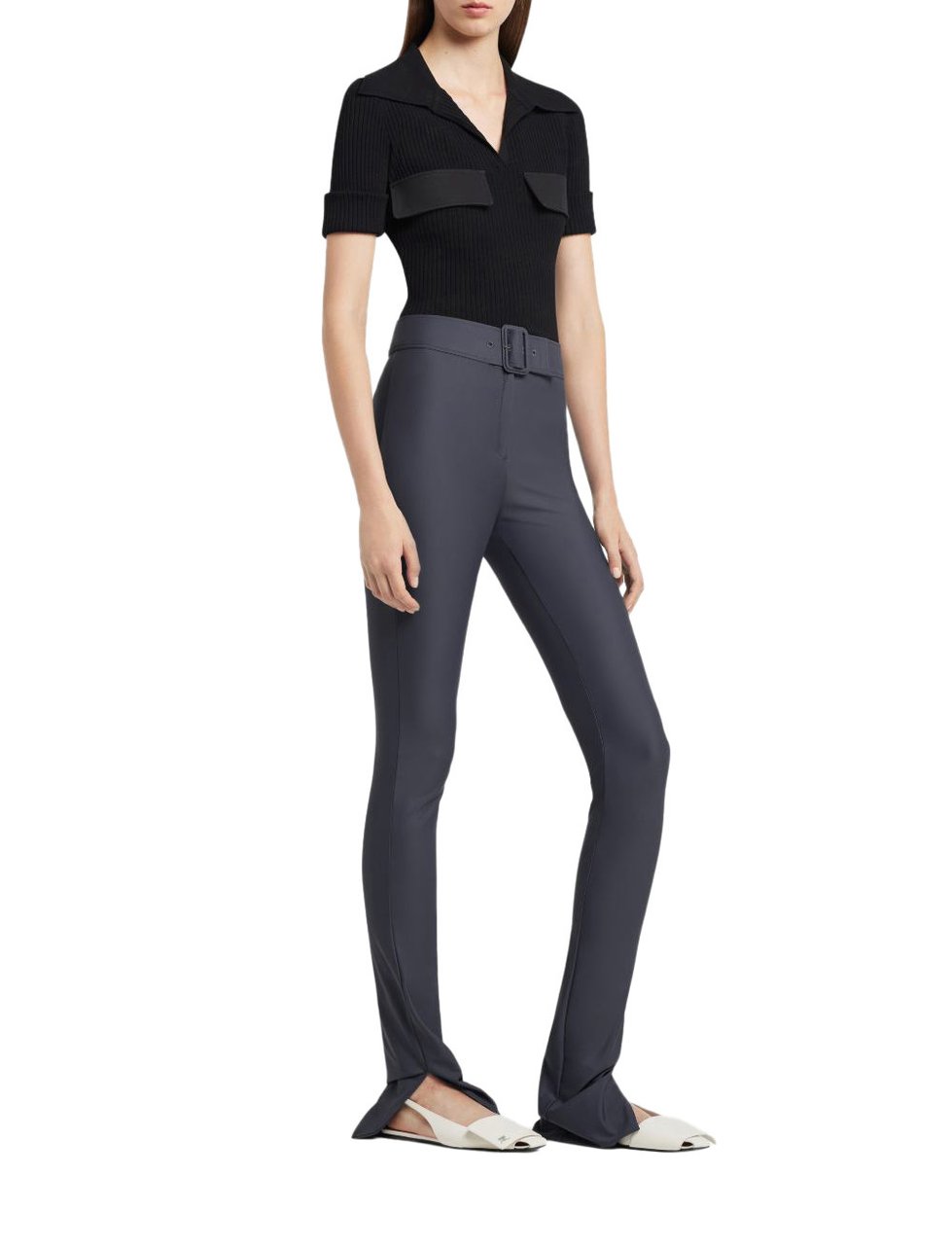 COURREGES T-Shirts And Polos Black Zwart