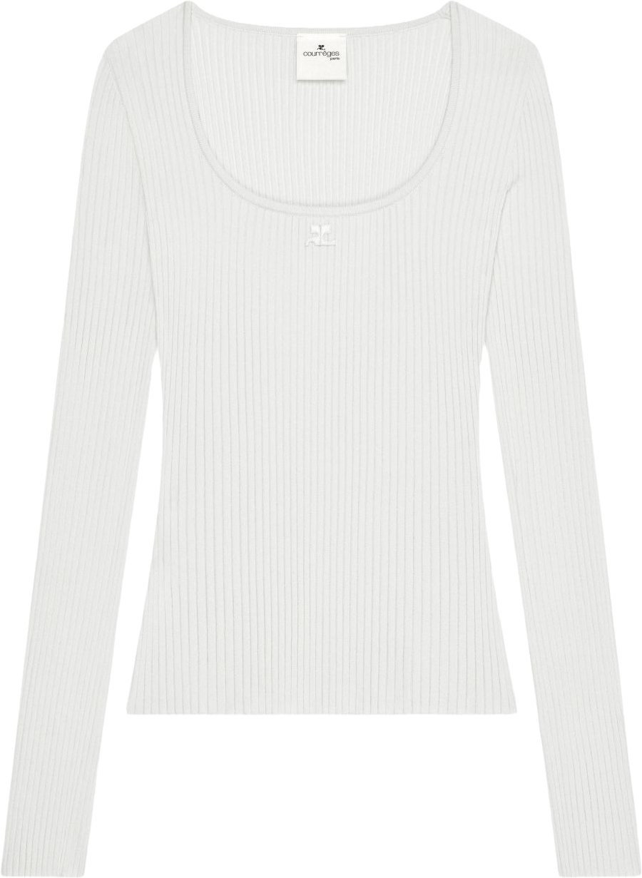 COURREGES Top White Wit