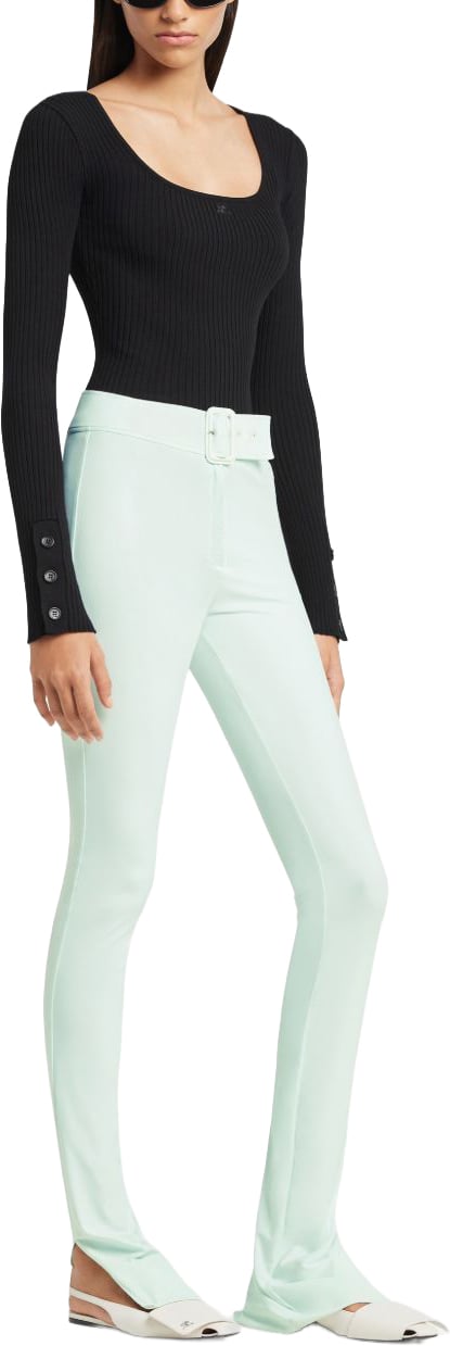 COURREGES Top Black Zwart