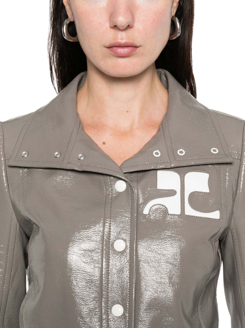 COURREGES Jackets Marrone Chiaro Bruin
