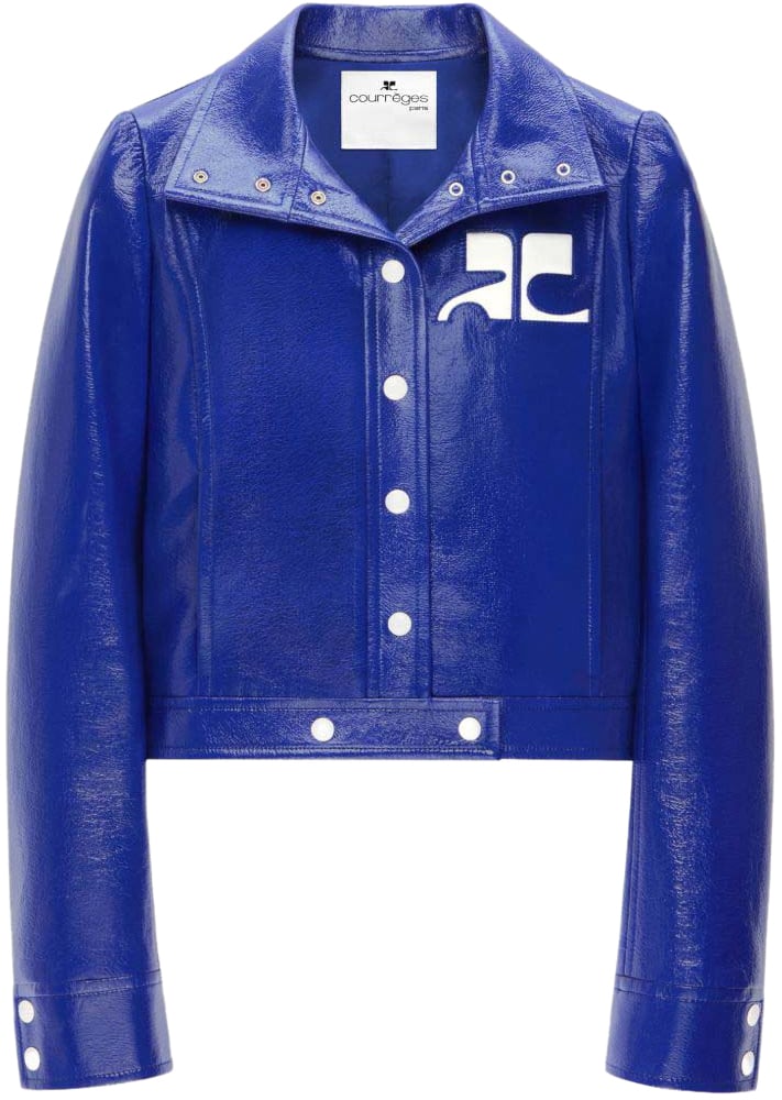 COURREGES Coats Blue Blauw