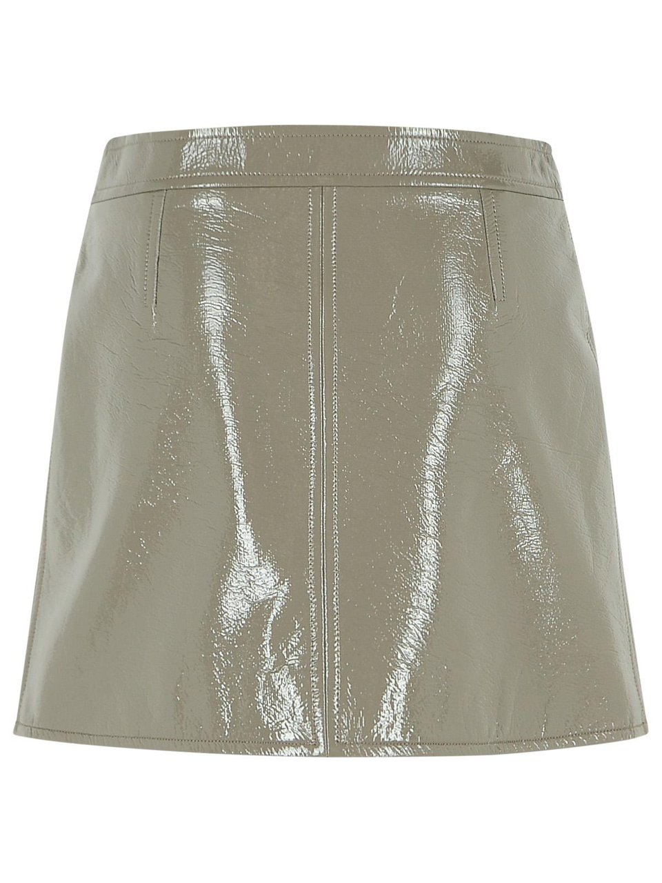COURREGES Reedition' Grey Polyester Blend Miniskirt Grijs
