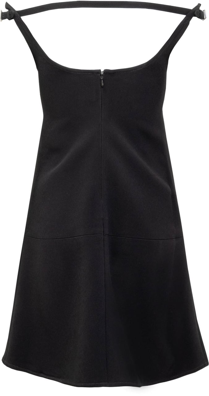 COURREGES Mini Abito Ellipse Zwart