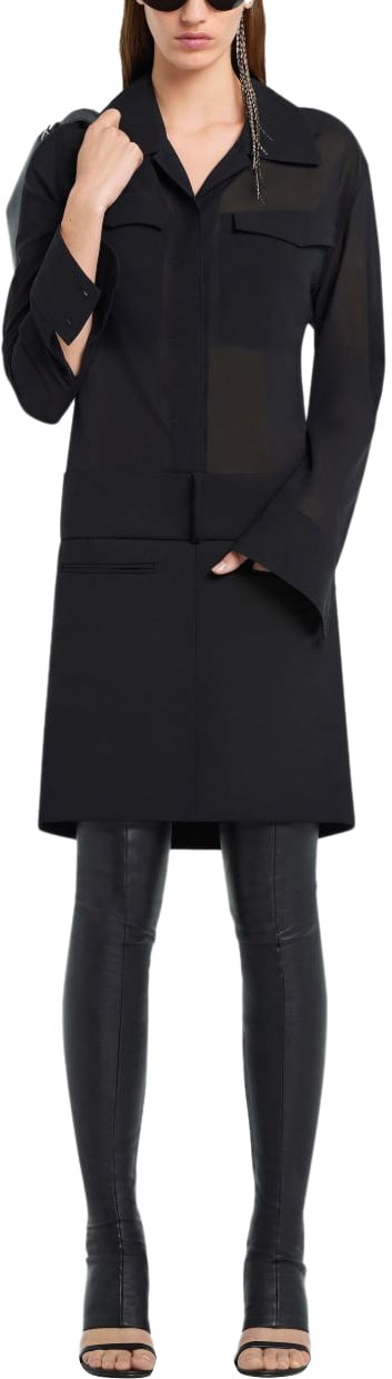 COURREGES Top Black Zwart