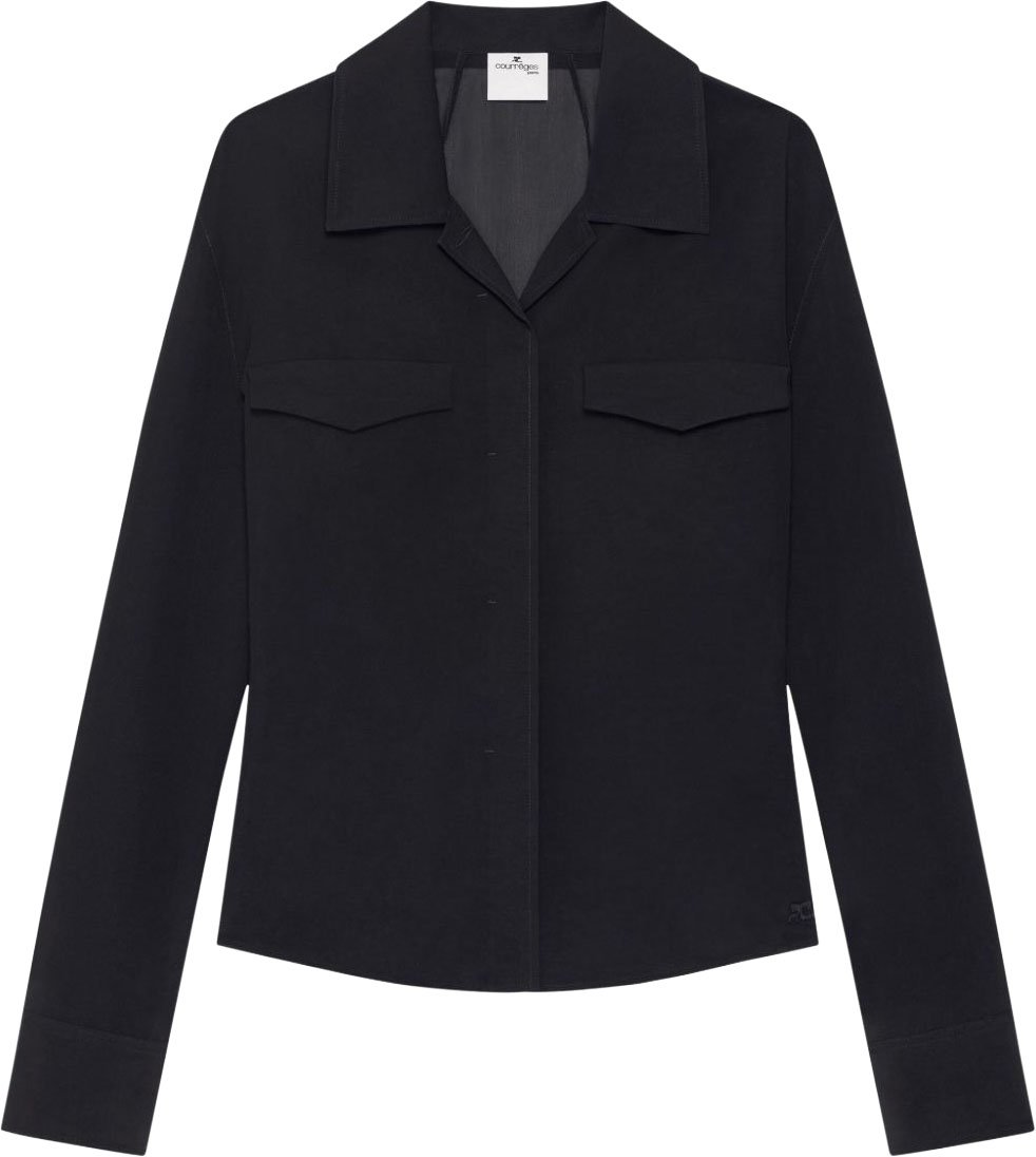 COURREGES Top Black Zwart