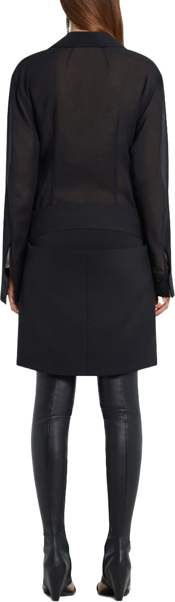 COURREGES Top Black Zwart