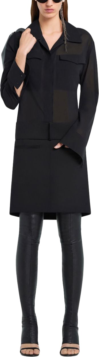 COURREGES Top Black Zwart