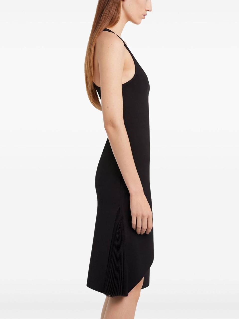 COURREGES Knee-Length Black Dress Zwart