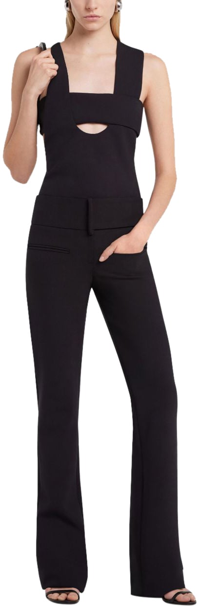 COURREGES Top Black Zwart