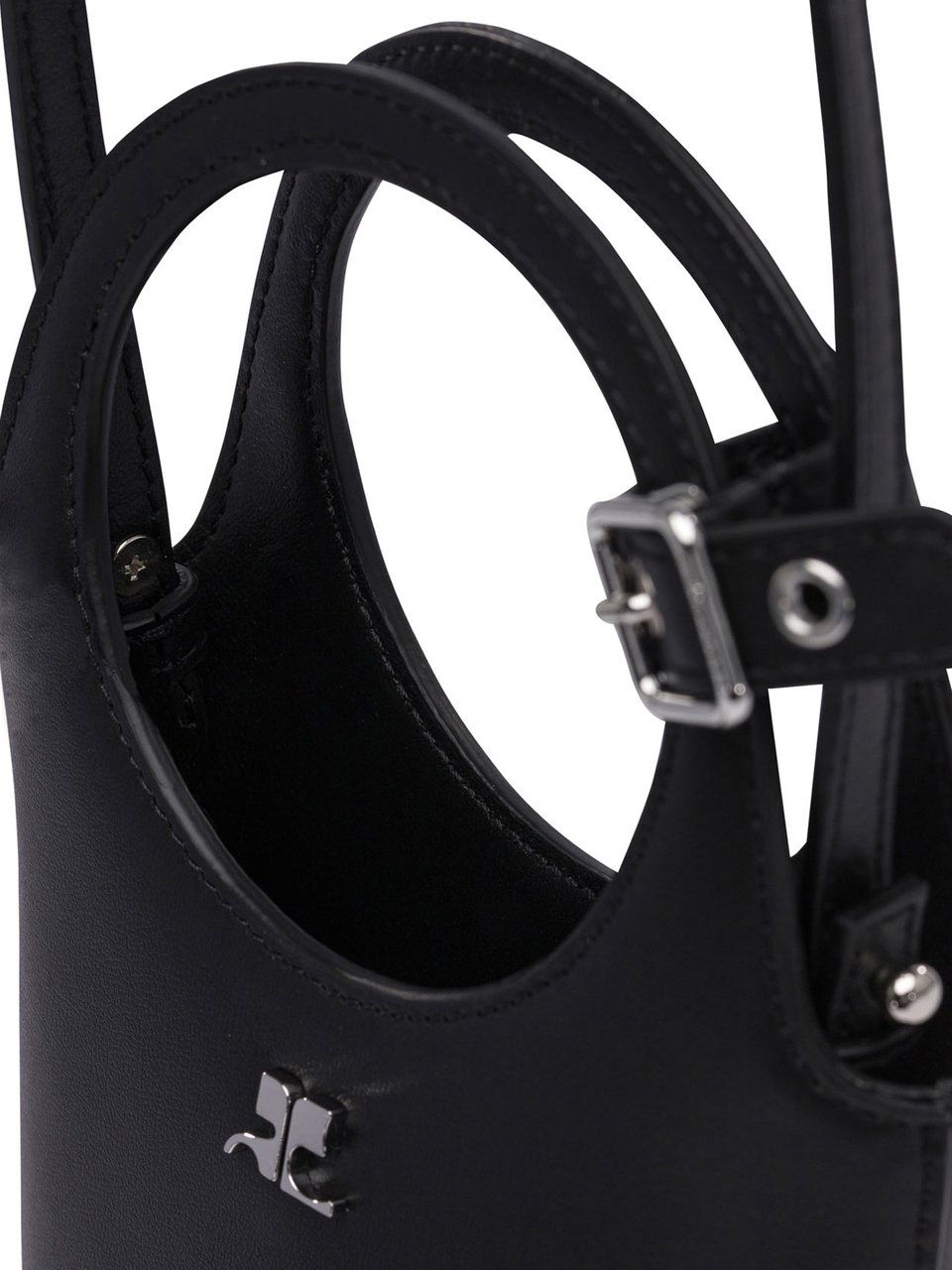 COURREGES Slim Holy Bag Zwart