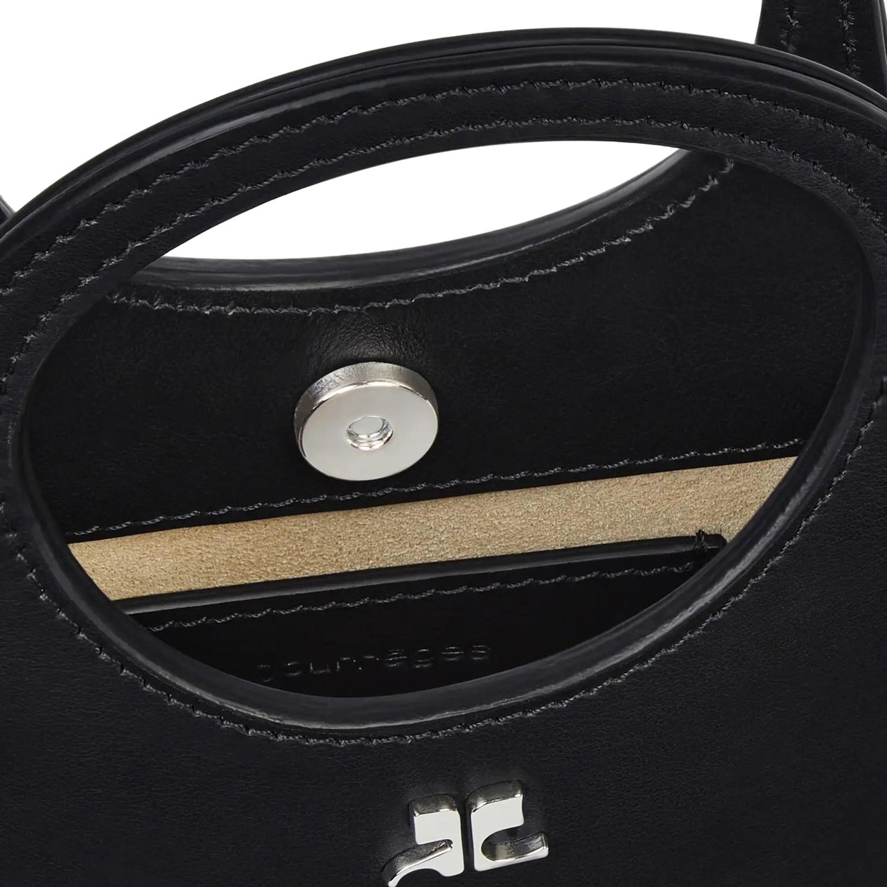 COURREGES Slim Holy Bag Zwart