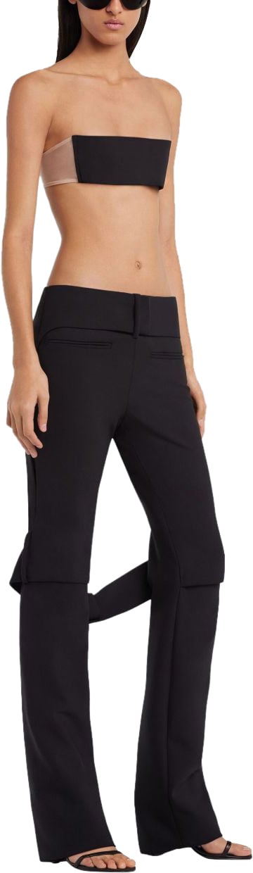 COURREGES Top Black Zwart
