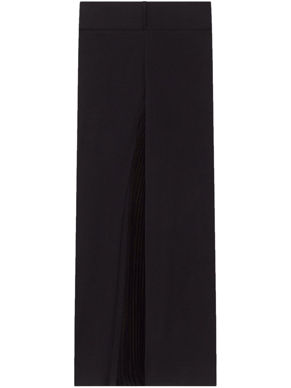 COURREGES Belted Waist Trousers with Pleat Detailing Zwart