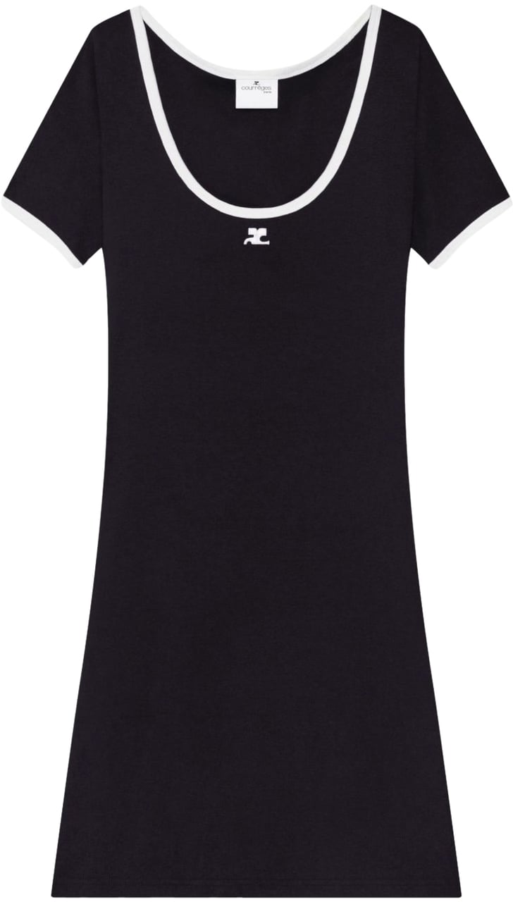 COURREGES Dresses Black Zwart