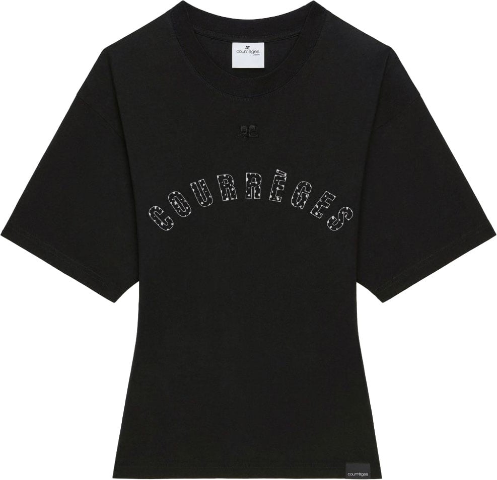 COURREGES Top Black Zwart