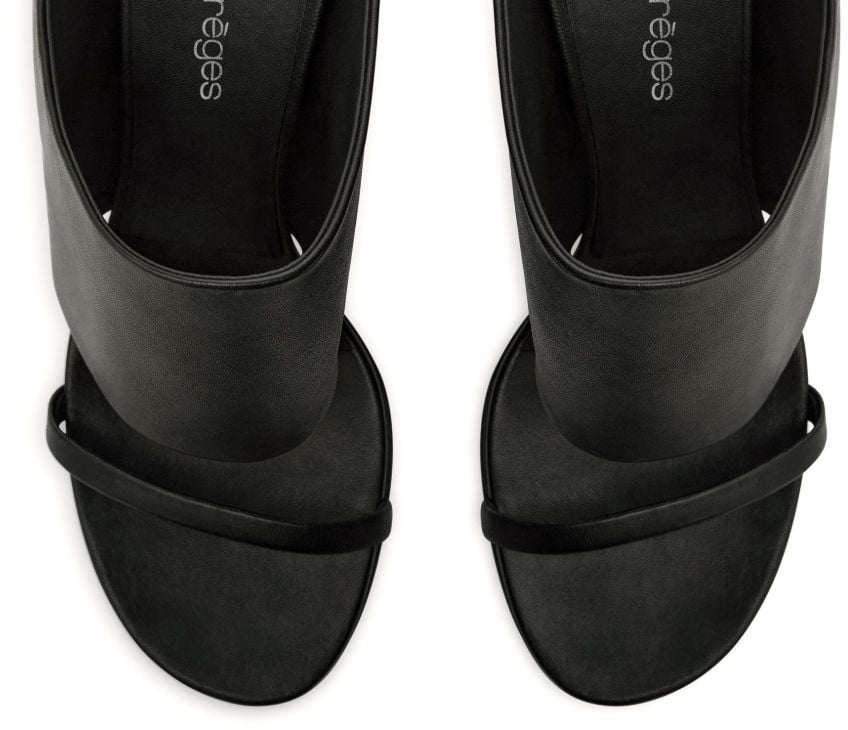 COURREGES Sandals Black Zwart