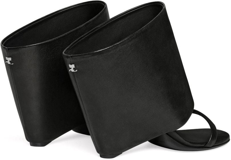 COURREGES Sandals Black Zwart