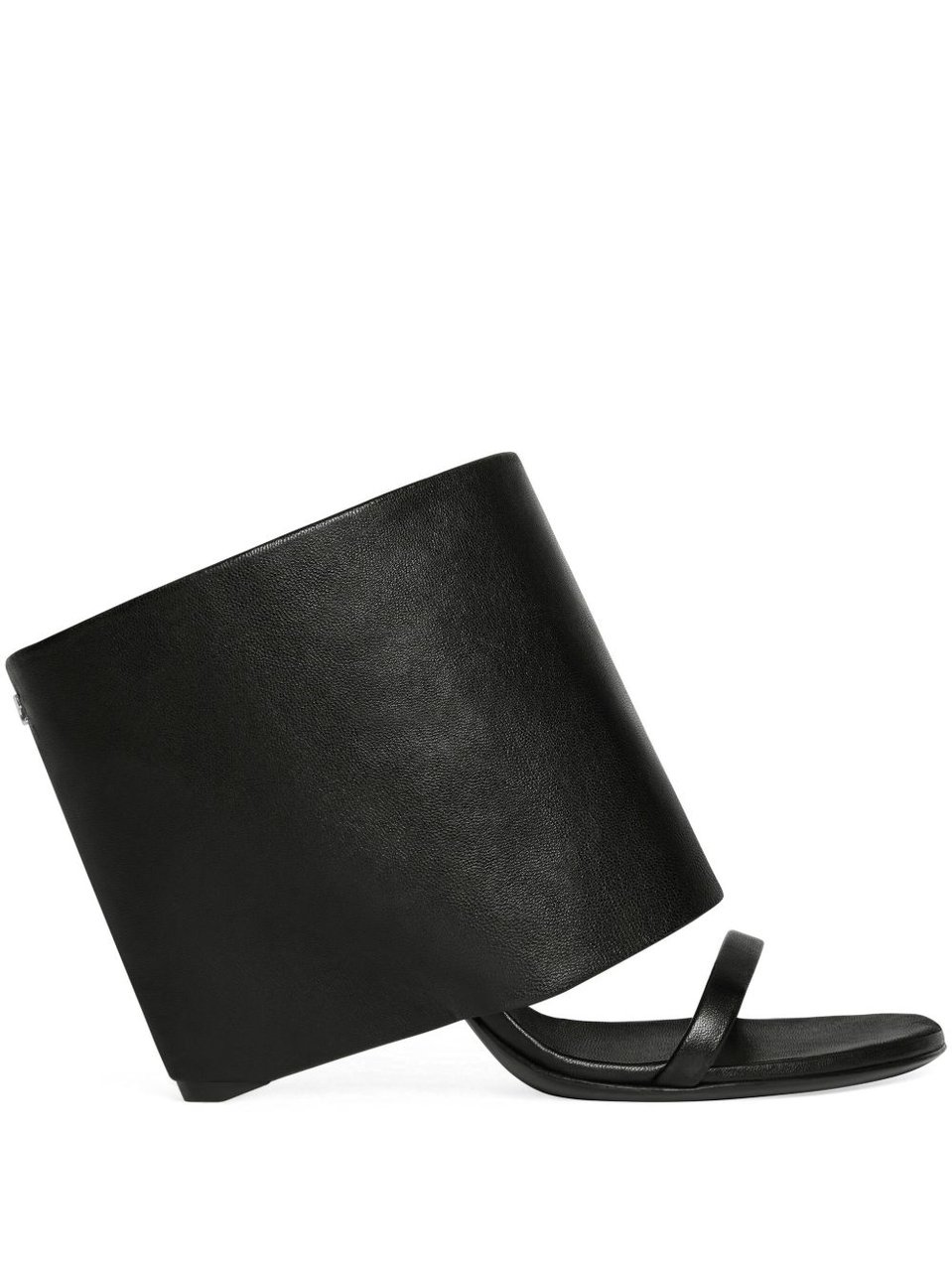COURREGES Wedge Heel Sandals Zwart