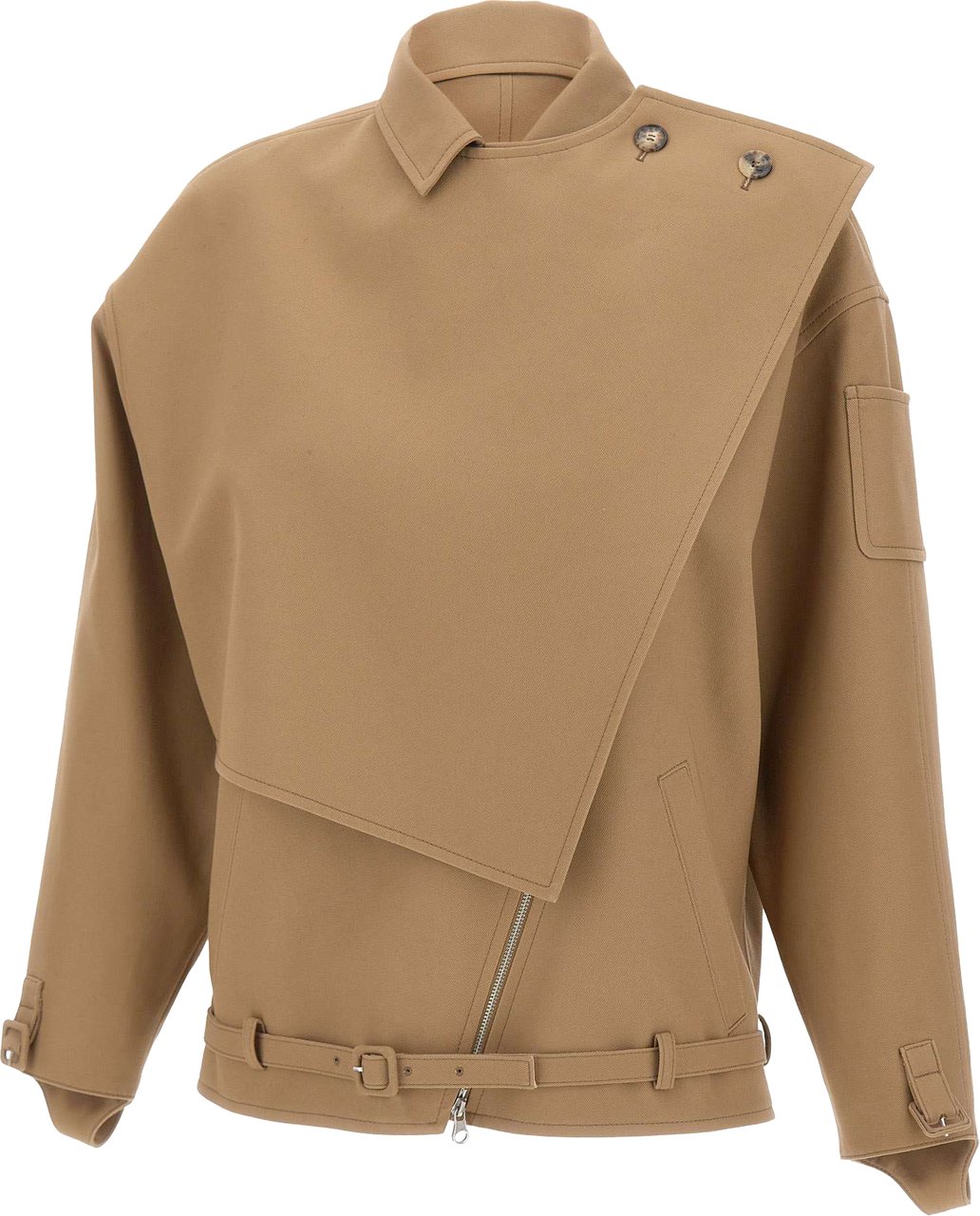 COURREGES Coats Brown Beige