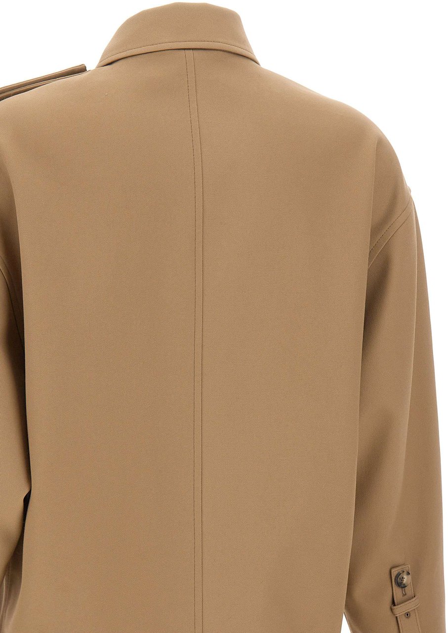 COURREGES Coats Brown Beige