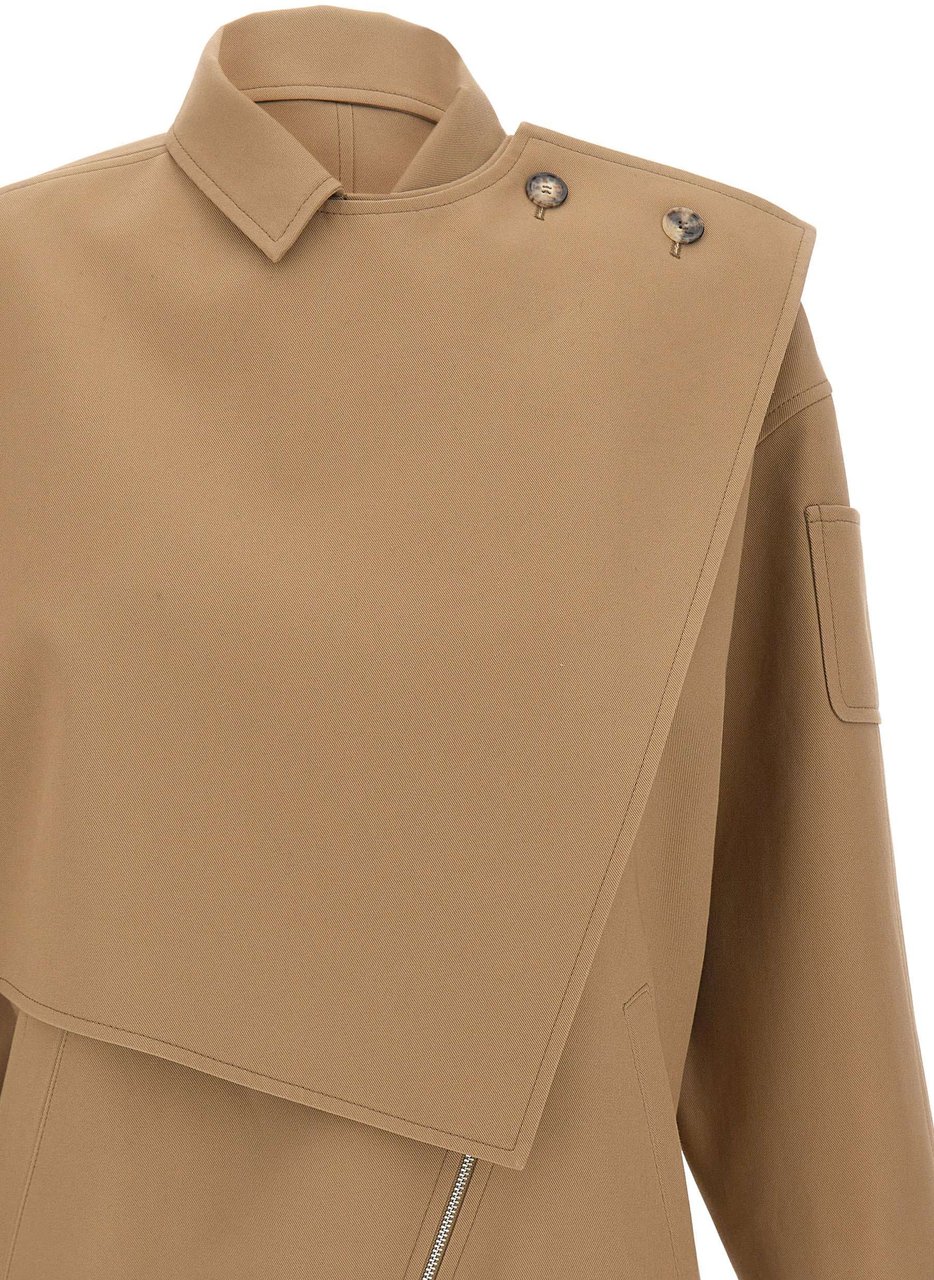 COURREGES Coats Brown Beige