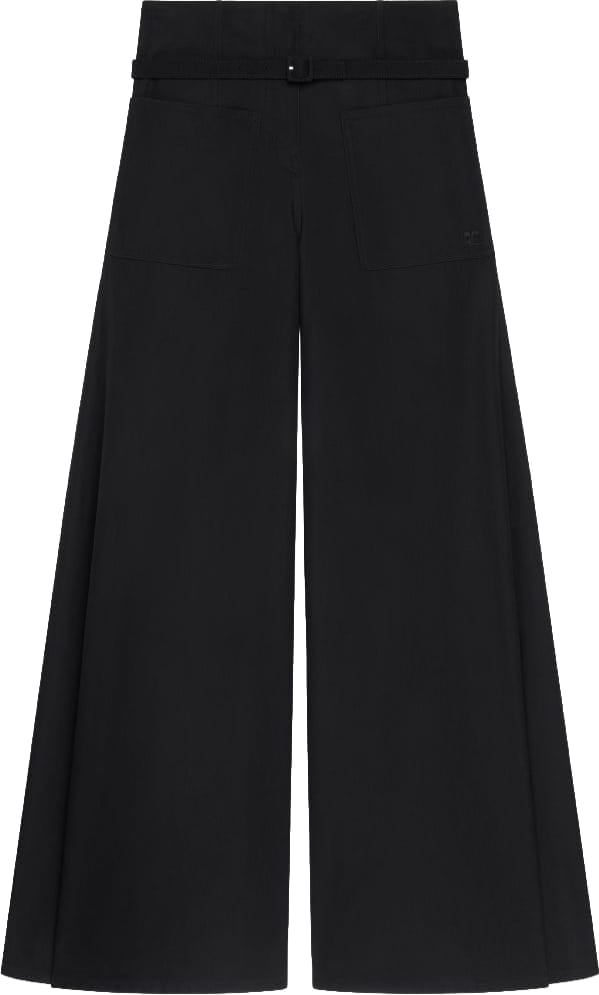 COURREGES Trousers Nero Zwart