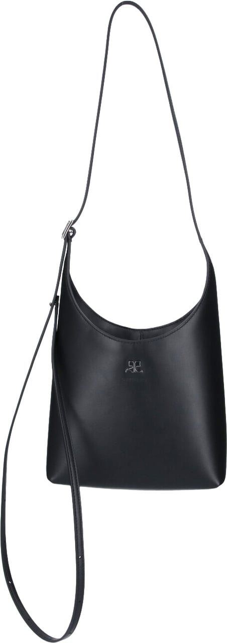 COURREGES Black Melt Adjustable Handle Tote Bag Zwart