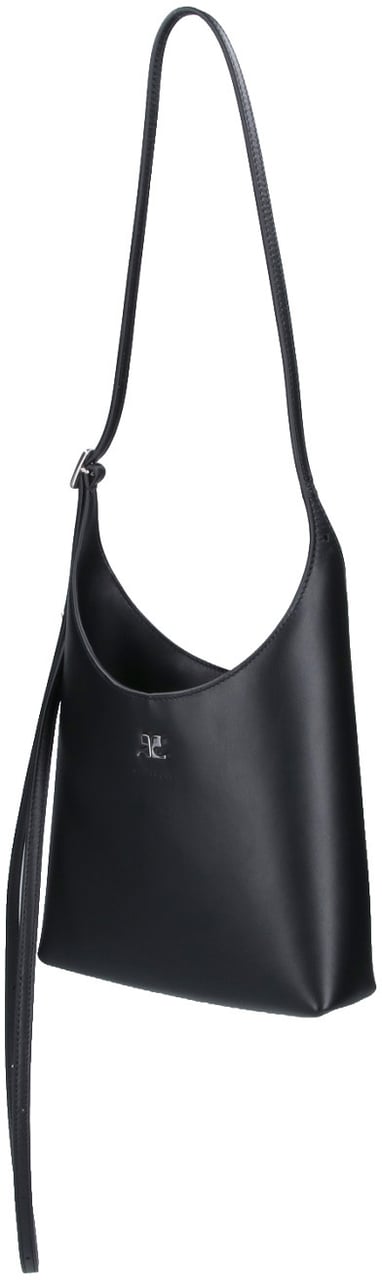COURREGES Black Melt Adjustable Handle Tote Bag Zwart