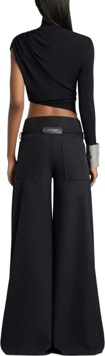 COURREGES Top Nero Zwart