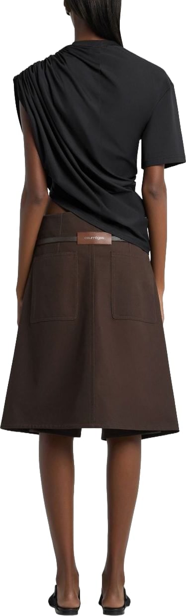 COURREGES T-Shirts And Polos Nero Zwart