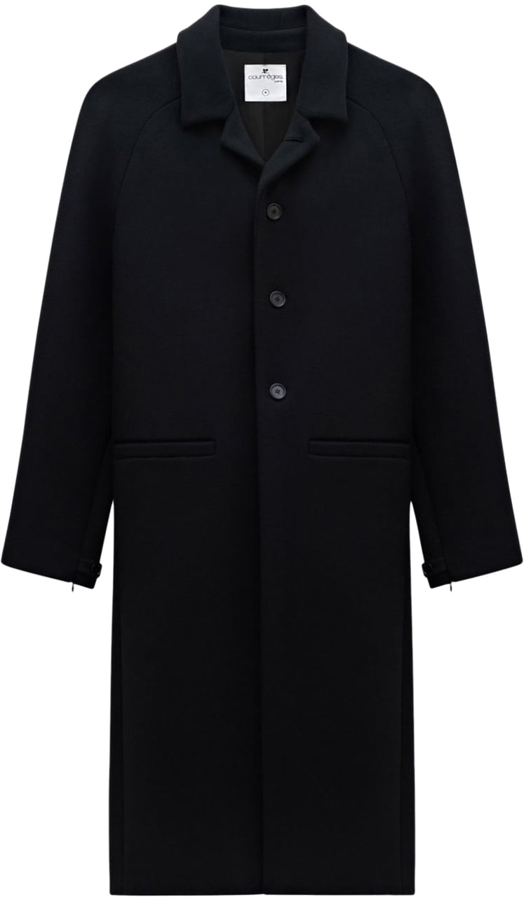 COURREGES Coats Black Zwart