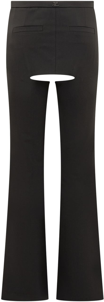 COURREGES Pantaloni Chaps Zwart