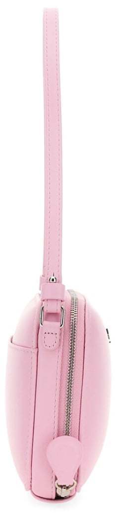 COURREGES Rectangular Shoulder Bag With Adjustable Strap And Minimalist Design Roze