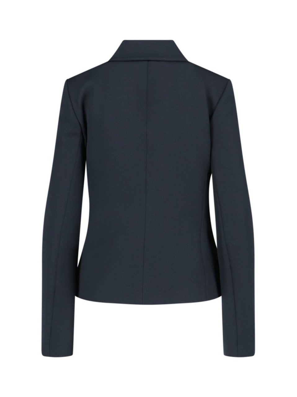 COURREGES Logo Zip Jacket In Blue Fabric Blauw