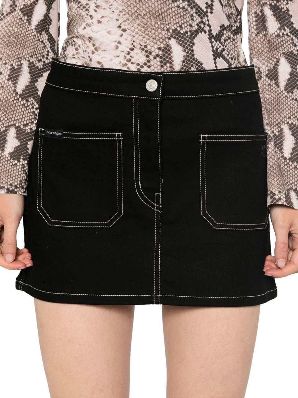 COURREGES Skirts Black Zwart