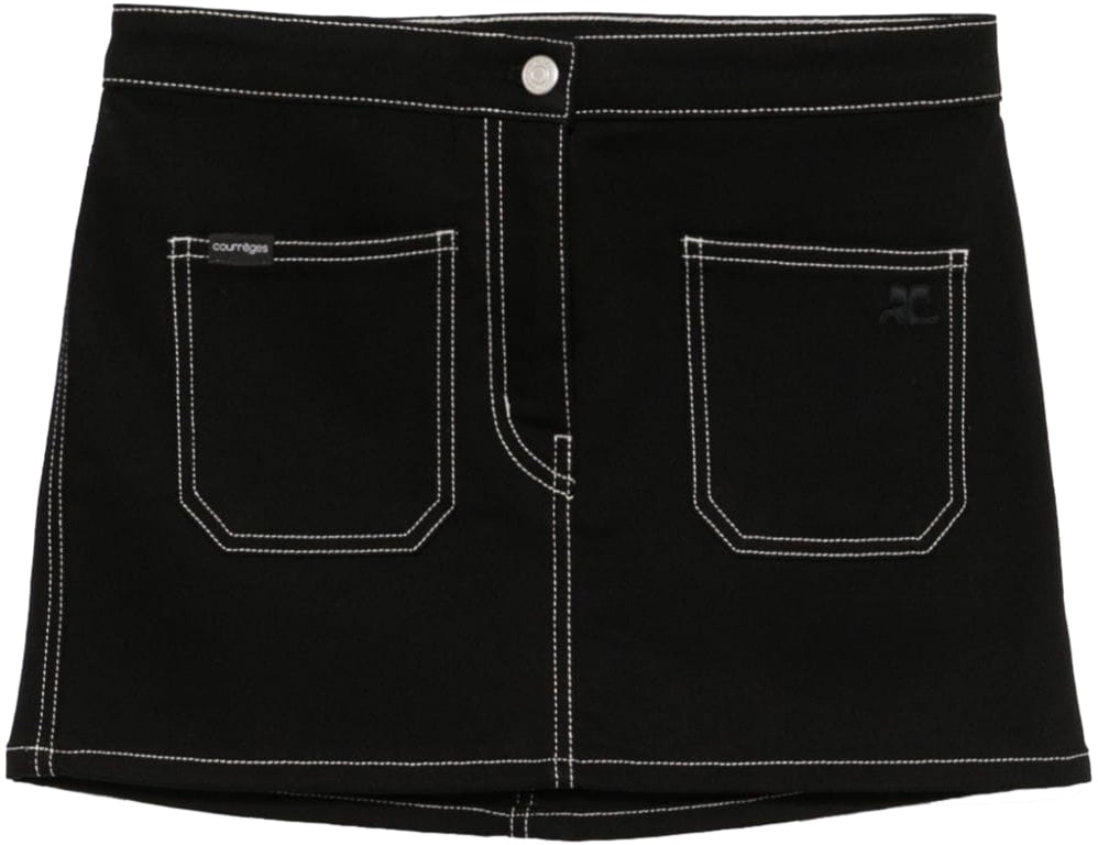COURREGES Skirts Black Zwart