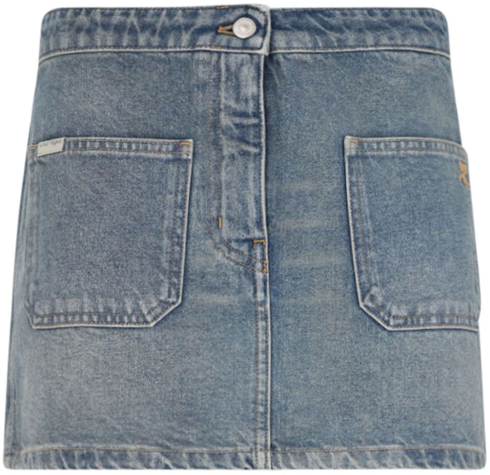 COURREGES Skirts Medium Blue Blauw