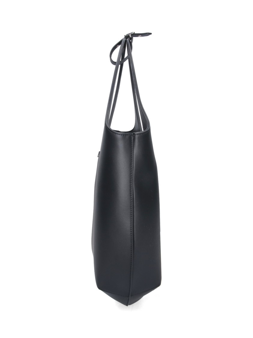COURREGES "Holy" Medium Handbag – Black Zwart
