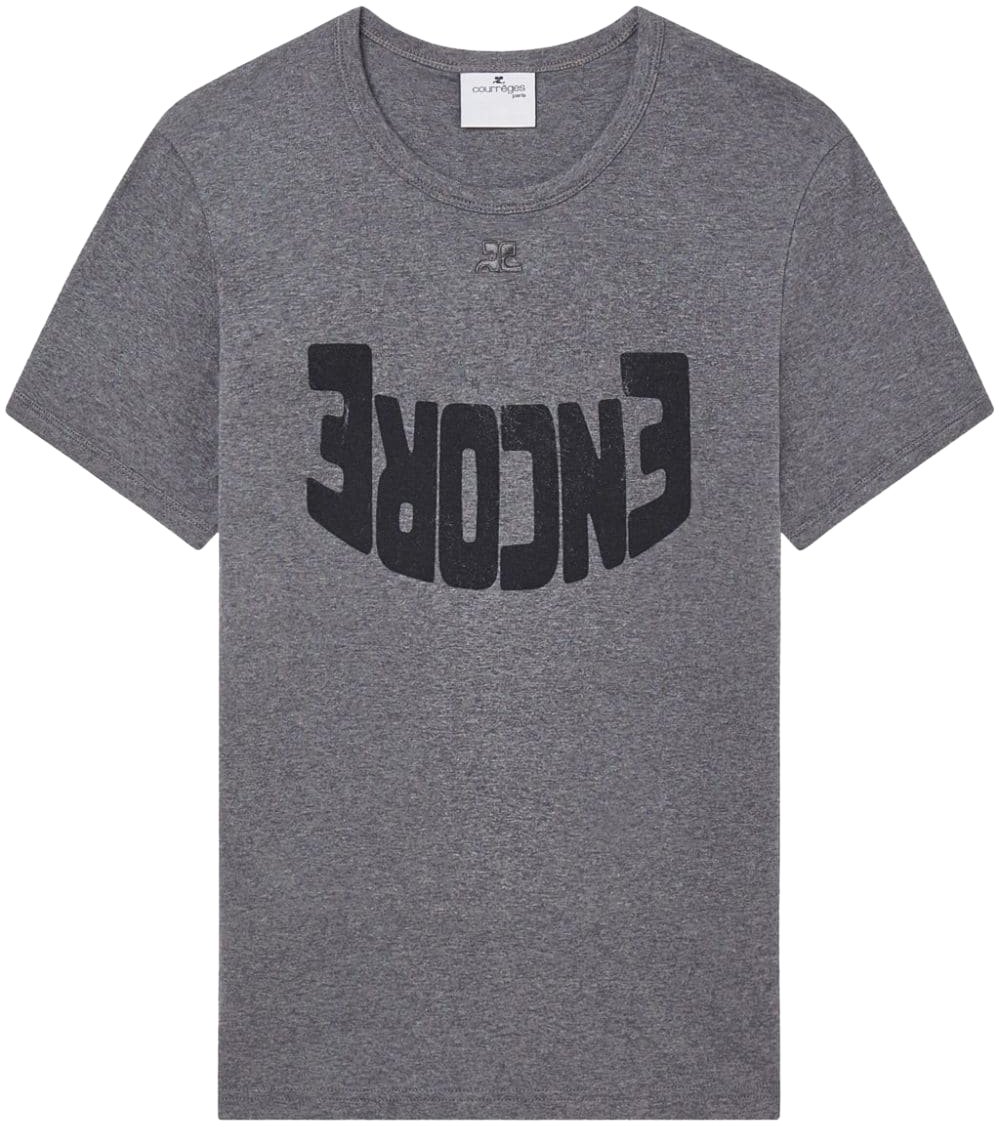 COURREGES T-Shirts And Polos Greyblack Zwart