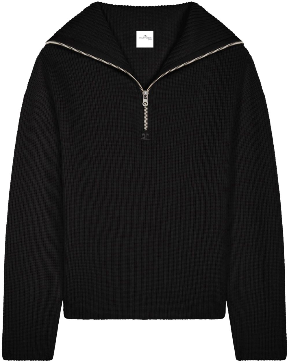 COURREGES Sweaters Black Zwart