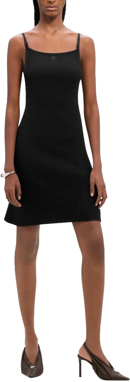 COURREGES Dresses Black Zwart