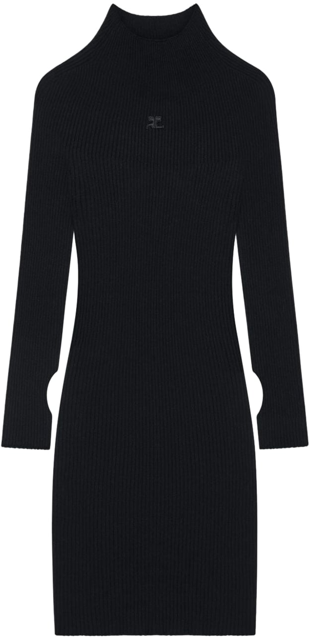 COURREGES Dresses Black Zwart